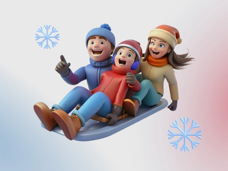 Где отдохнуть зимой с детьми: от встречи с Дедом Морозом до отдыха на море