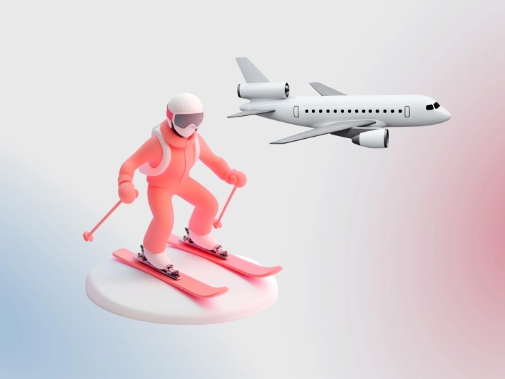 Как перевозить лыжи или сноуборд в самолете