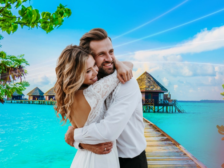Молодожены чаще всего выбирают Мальдивы